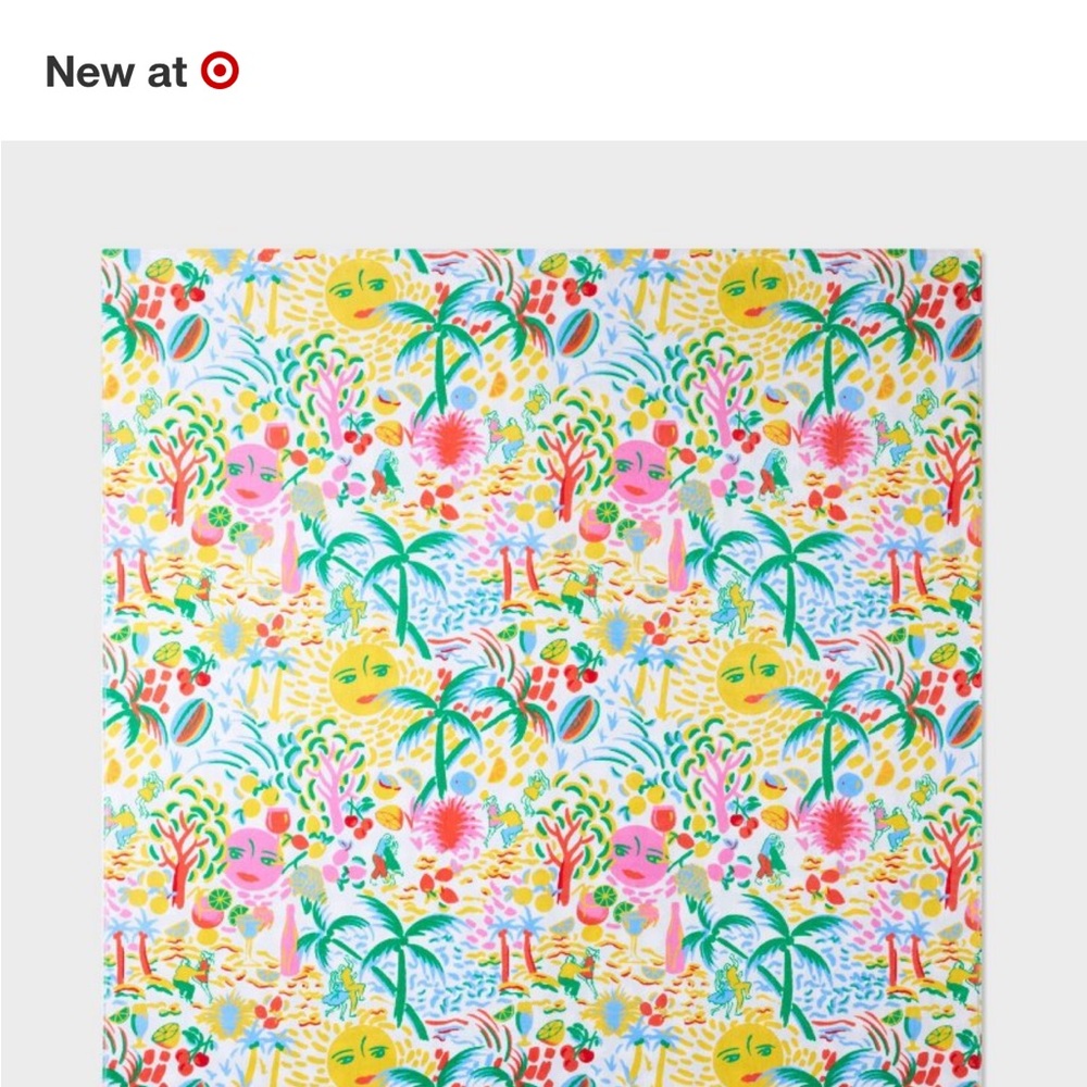 Roller Rabbit x Target Vacation two person towel